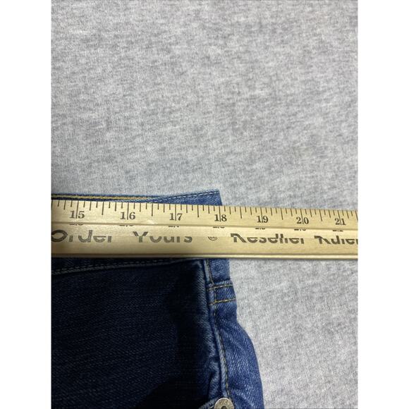 Polo Ralph Lauren Jeans Mens Tag 35x30 Actual 36x29.5 Blue Straight Designer - Picture 11 of 13